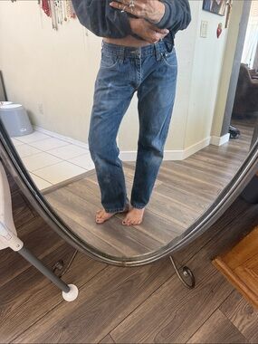 Vtg Levi’s 514 Classic Straight-Leg Blue Denim Jeans